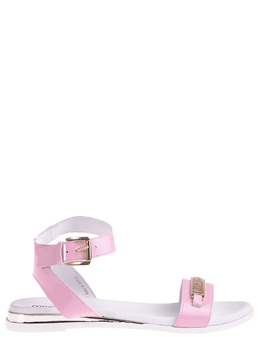 LOVE MOSCHINO: Розовые сандалии 