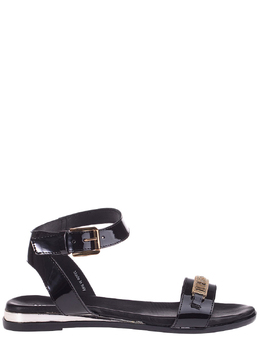 LOVE MOSCHINO: Чёрные сандалии 