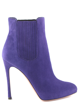 GIANVITO ROSSI: Фіолетові ботильйони 