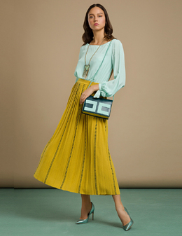 ELISABETTA FRANCHI: Жёлтая юбка 
