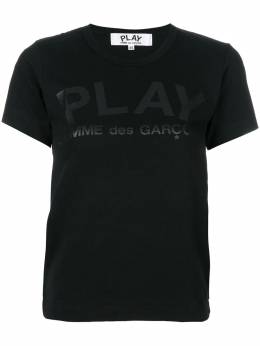 Comme Des Garçons Play: Чёрная футболка 