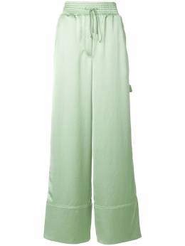 Off-White: Атласные брюки 