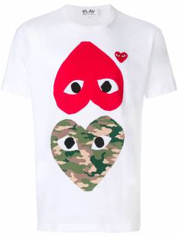 Comme Des Garçons Play: Футболка с принтом 