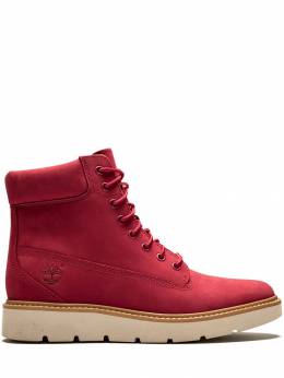 Timberland: Красные ботинки 