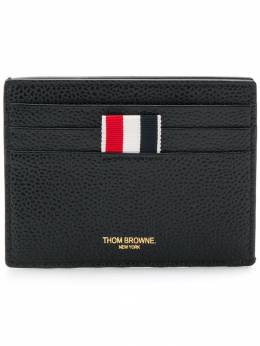 Thom Browne: Чёрный картхолдер  RWB