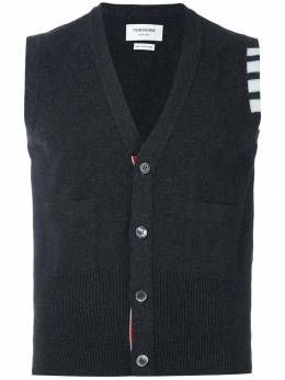Thom Browne: Кашемировый кардиган  4-Bar