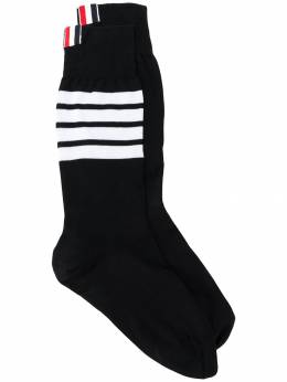 Thom Browne: Чёрные носки  4-Bar