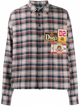 Dsquared2: Синяя рубашка 