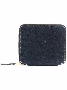 Comme Des Garçons Wallet: Синий кошелёк 