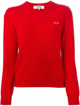 Comme Des Garcons Play: Красный свитер  Heart