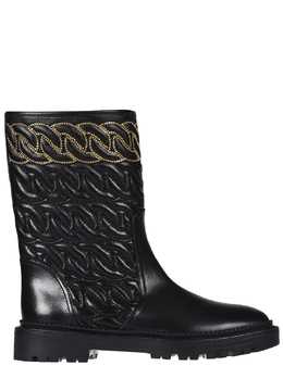 CASADEI: Чёрные ботинки 