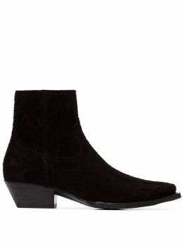 Saint Laurent: Чёрные ботинки  Lukas