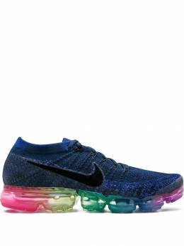Nike: Голубые кроссовки  Air Vapormax Flyknit