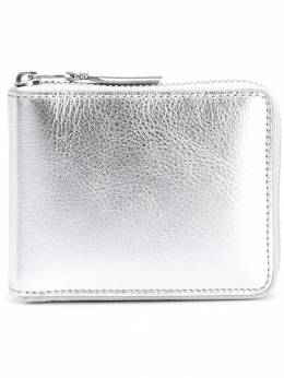 Comme Des Garçons Wallet: Серебристый кошелёк 