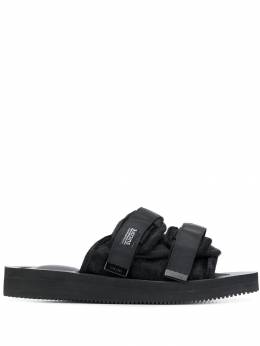 Suicoke: Чёрные сандалии  Moto