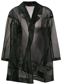 Comme Des Garçons Pre-Owned: Прозрачное пальто 