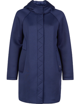 TRUSSARDI: Синее пальто 