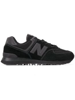 New Balance: Чёрные кроссовки  574