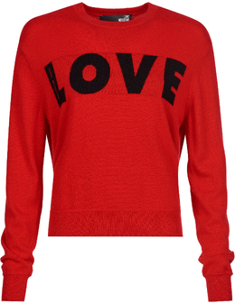 LOVE MOSCHINO: Трикотажный свитер 