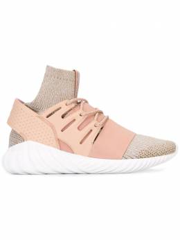 Adidas Originals: Бежевые кроссовки  Tubular Doom Primeknit