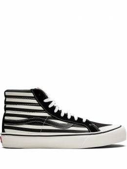 Vans: Чёрные кроссовки  Sk8-Hi
