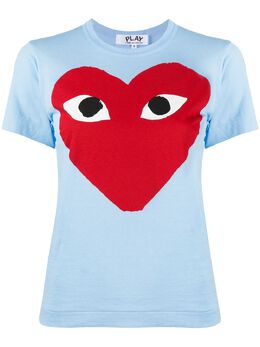 Comme Des Garcons Play: Футболка  Heart с принтом