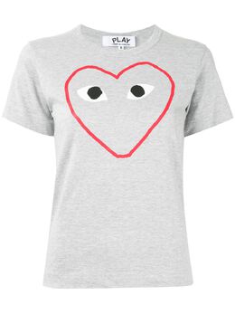Comme Des Garçons Play: Футболка с принтом 
