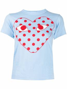 Comme Des Garçons Play: Футболка с принтом 