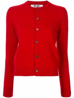 Comme Des Garçons Play: Красный кардиган 