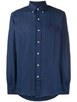 Polo Ralph Lauren: Синяя рубашка 