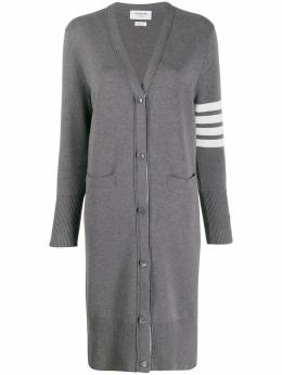Thom Browne: Кардиган  4-Bar с v-образным вырезом