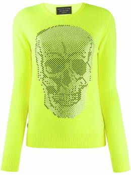 Philipp Plein: Жёлтый свитер  Skull