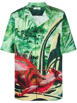 Valentino: Рубашка с принтом 