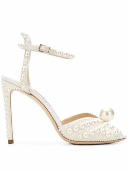 Jimmy Choo: Белые сандалии  Sacora 100