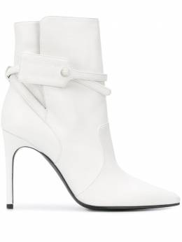Off-White: Белые ботинки 