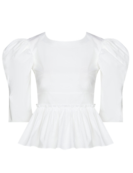 BROCK COLLECTION: Белая блуза 