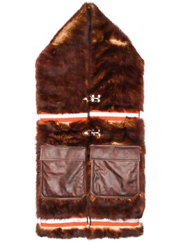 Calvin Klein 205W39nyc: Коричневый шарф 