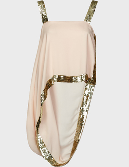 TEMPERLEY LONDON: Бежевый топ 