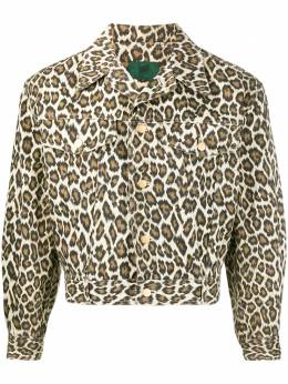 Jean Paul Gaultier Pre-Owned: Куртка с леопардовым принтом 