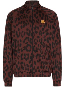 Kenzo: Куртка с леопардовым принтом 