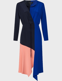 CUSHNIE: Многоцветное платье 