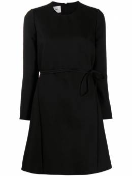 Valentino: Платье с длинным рукавом 