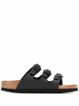 Birkenstock: Чёрные сандалии  Florida
