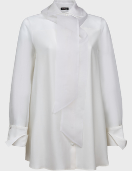 KITON: Белая блуза 