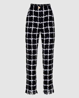 Balmain: Чорні брюки 