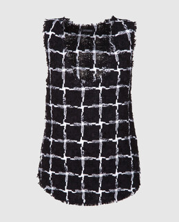 Balmain: Чёрный топ 