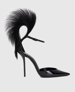 Saint Laurent: Чорні туфлі 