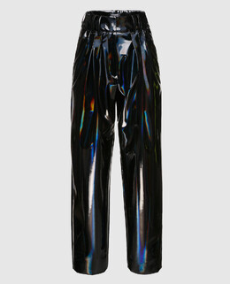 Balmain: Чорні брюки 