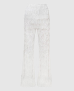 Balmain: Білі брюки 