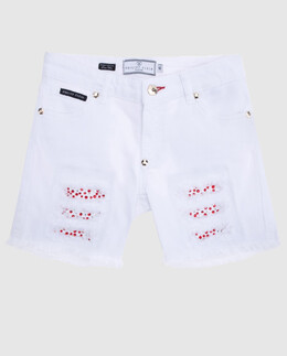 Philipp Plein: Белые шорты 